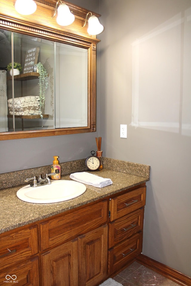 6022 S 550th Rd E, Franklin, IN 46131 - bathroom with vanity
