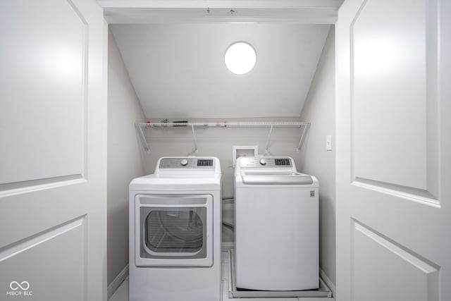 1409 Terrace Ave, Indianapolis, IN 46203 - washroom with washing machine and clothes dryer