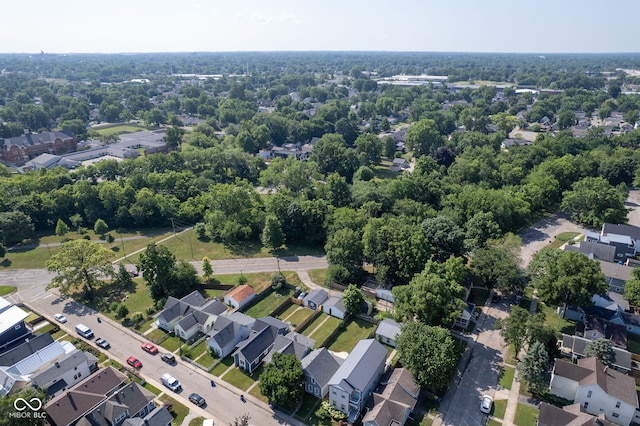 1409 Terrace Ave, Indianapolis, IN 46203 - aerial view of property's location featuring nearby suburban area