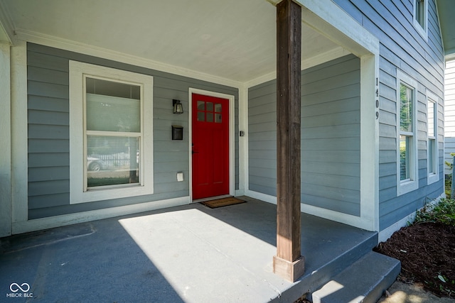 1409 Terrace Ave, Indianapolis, IN 46203 - property entrance featuring a porch