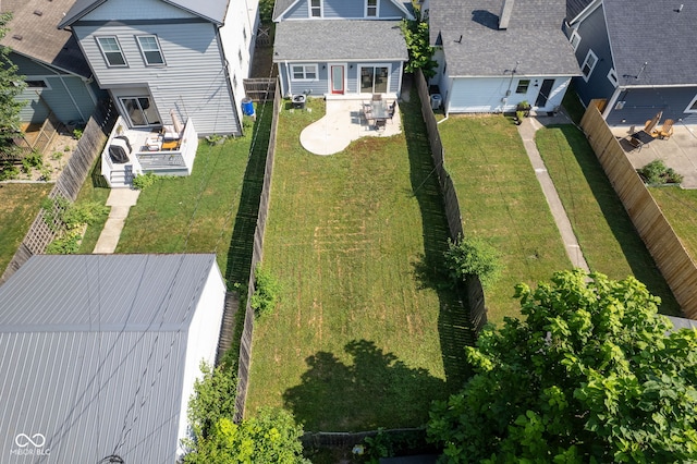 1409 Terrace Ave, Indianapolis, IN 46203 - aerial perspective of suburban area