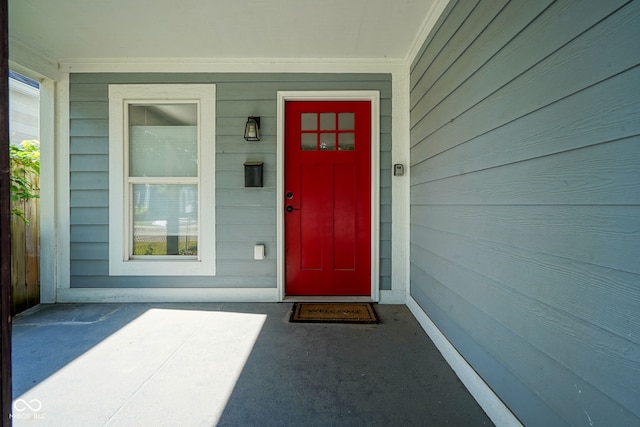 1409 Terrace Ave, Indianapolis, IN 46203 - doorway to property featuring covered porch