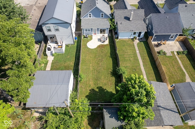 1409 Terrace Ave, Indianapolis, IN 46203 - aerial perspective of suburban area