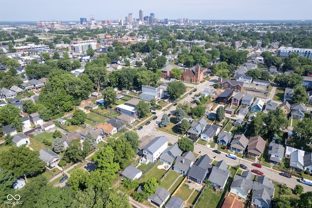 1409 Terrace Ave, Indianapolis, IN 46203 - aerial view of property and surrounding area