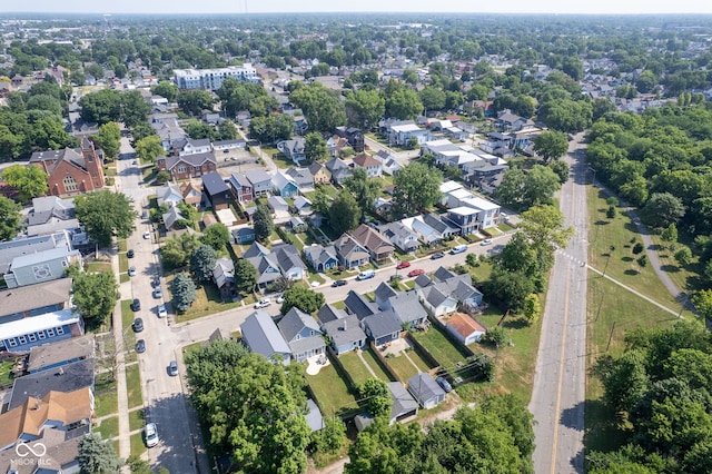 1409 Terrace Ave, Indianapolis, IN 46203 - aerial view of property's location featuring nearby suburban area