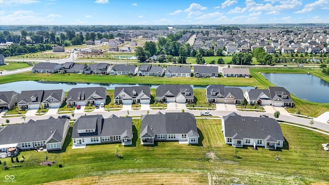 887 Tuxedo Dr, Westfield, IN 46074 - aerial perspective of suburban area featuring a nearby body of water