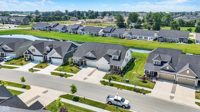 887 Tuxedo Dr, Westfield, IN 46074 - aerial perspective of suburban area featuring a nearby body of water