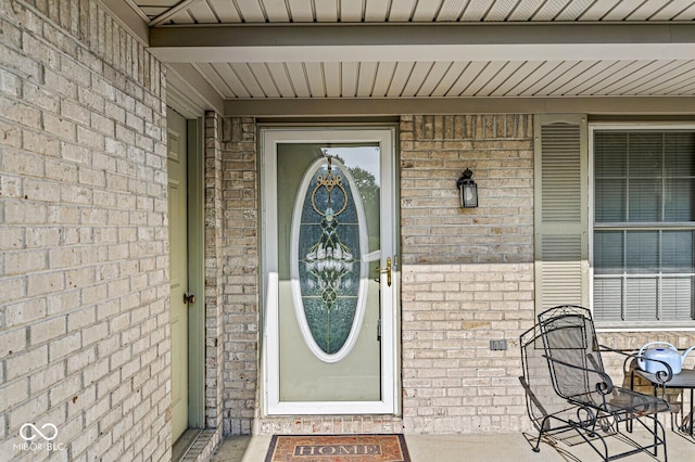 3772 Brill Rd, Indianapolis, IN 46227 - doorway to property featuring brick siding