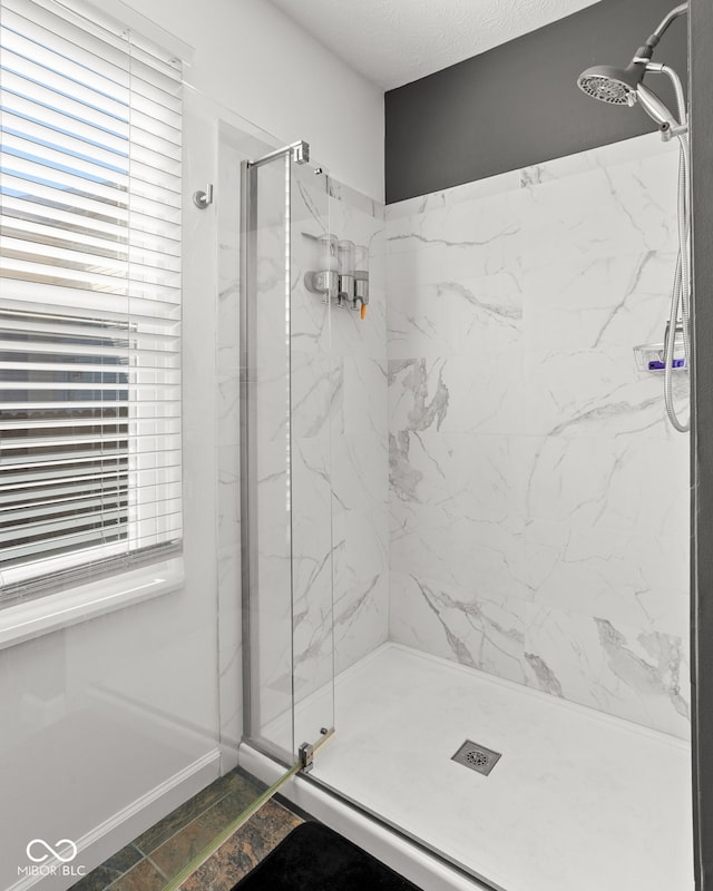 12384 Barnstone Ct, Fishers, IN 46037 - full bath featuring a marble finish shower