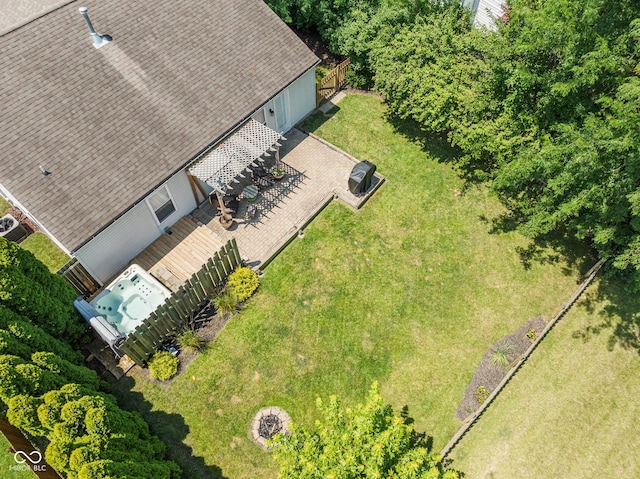 12384 Barnstone Ct, Fishers, IN 46037 - view from above of property