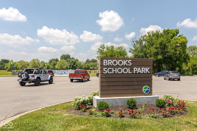 12384 Barnstone Ct, Fishers, IN 46037 - community sign featuring uncovered parking