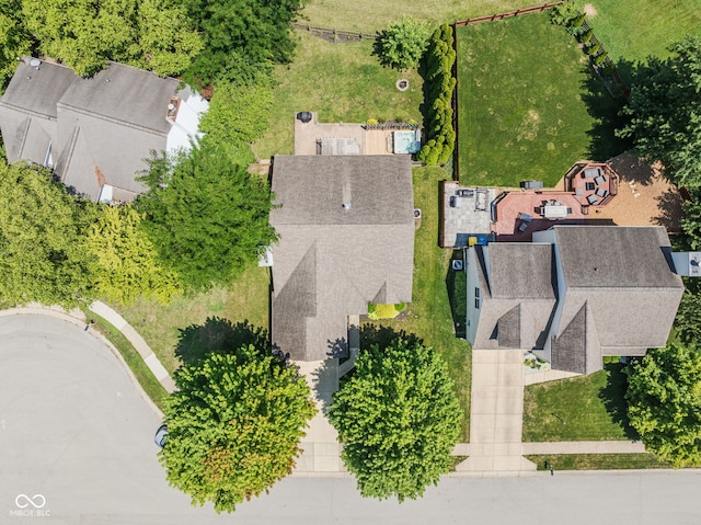 12384 Barnstone Ct, Fishers, IN 46037 - bird's eye view