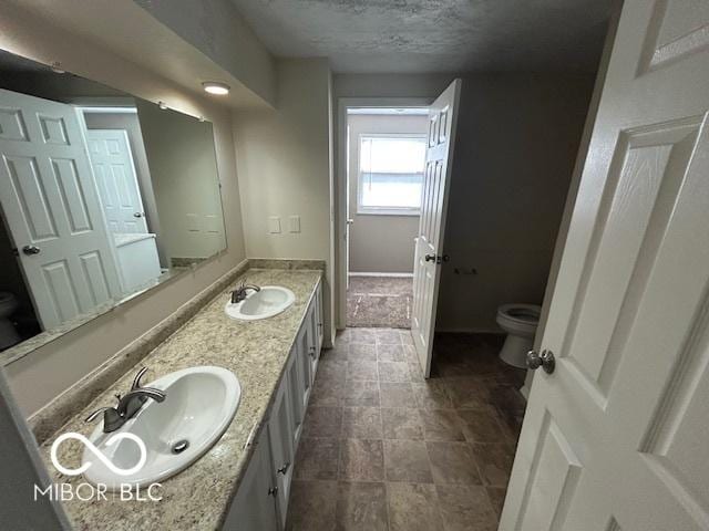 2732 Morning Star Dr, Indianapolis, IN 46229 - full bathroom featuring toilet and double vanity