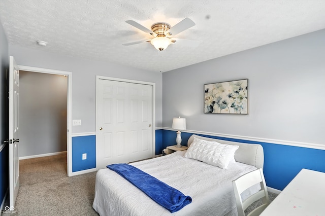 682 Shannon Ct, Noblesville, IN 46062 - carpeted bedroom featuring a closet and ceiling fan