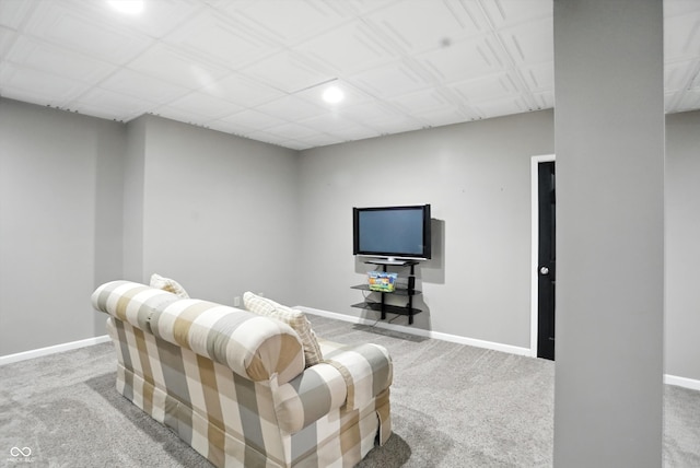682 Shannon Ct, Noblesville, IN 46062 - living area with carpet floors and recessed lighting