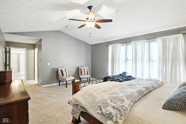 682 Shannon Ct, Noblesville, IN 46062 - carpeted bedroom featuring lofted ceiling and a ceiling fan