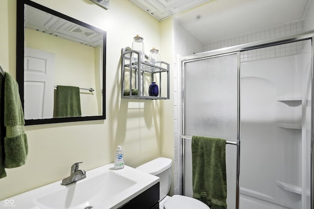 682 Shannon Ct, Noblesville, IN 46062 - bathroom featuring vanity and a shower stall
