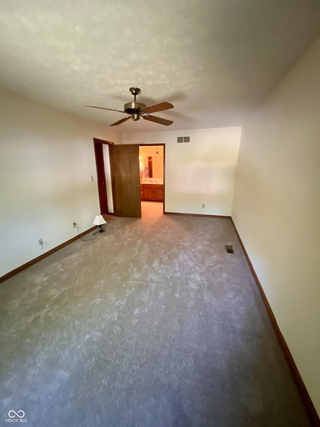 7057 Bluffwood Ct, Brownsburg, IN 46112 - carpeted empty room with baseboards and a ceiling fan