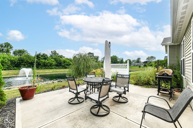 5119 Silverbell Dr, Plainfield, IN 46168 - view of patio featuring outdoor dining area and grilling area