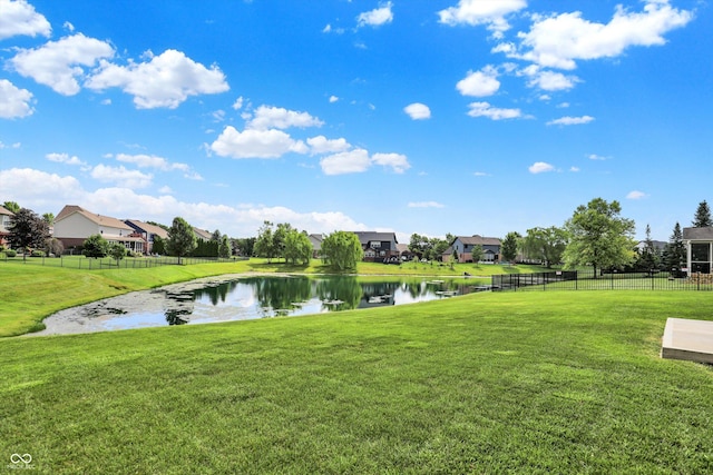 10267 Ranford Blvd, Fishers, IN 46040 - view of yard with a water view and a residential view