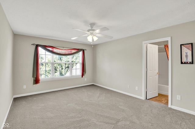 10267 Ranford Blvd, Fishers, IN 46040 - carpeted empty room with a ceiling fan and baseboards