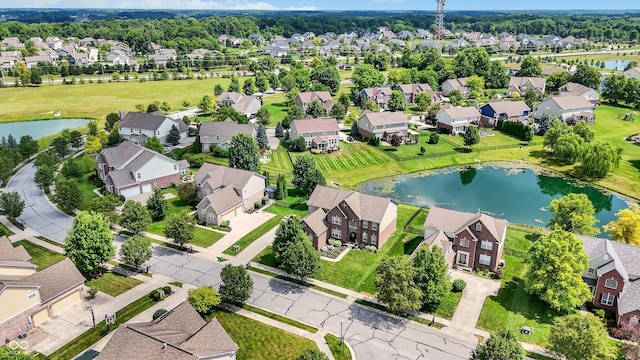 10267 Ranford Blvd, Fishers, IN 46040 - aerial view of residential area featuring a large body of water