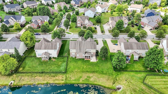10267 Ranford Blvd, Fishers, IN 46040 - aerial view of residential area featuring a large body of water