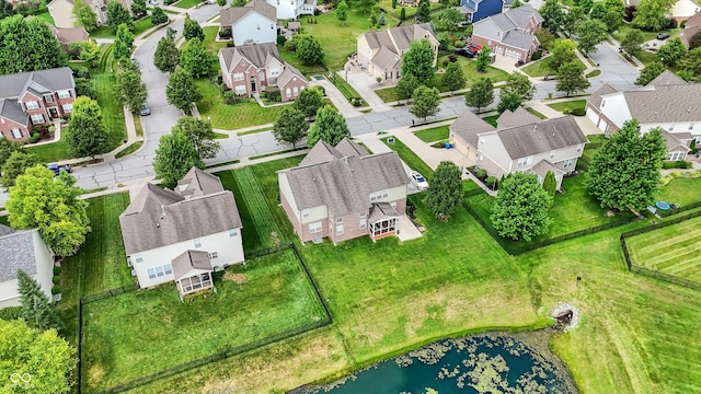 10267 Ranford Blvd, Fishers, IN 46040 - aerial perspective of suburban area with a large body of water
