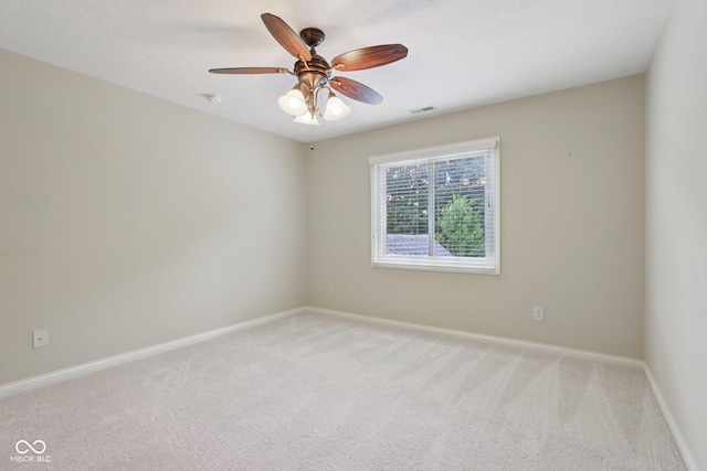 7927 Broadmead Way, Indianapolis, IN 46259 - empty room featuring light colored carpet, ceiling fan, and a smoke detector