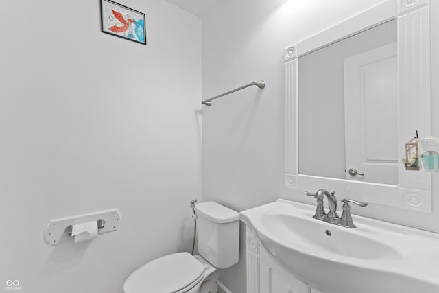 2833 Holiday Way, Greenwood, IN 46143 - bathroom with toilet and vanity