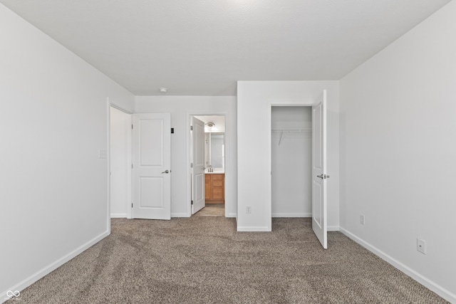 2833 Holiday Way, Greenwood, IN 46143 - unfurnished bedroom with carpet floors, ensuite bathroom, and a closet