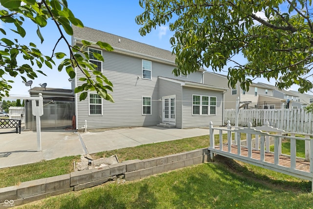 2833 Holiday Way, Greenwood, IN 46143 - rear view of property with a patio