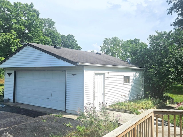 7422 S 575 W, Morgantown, IN 46160 - view of detached garage
