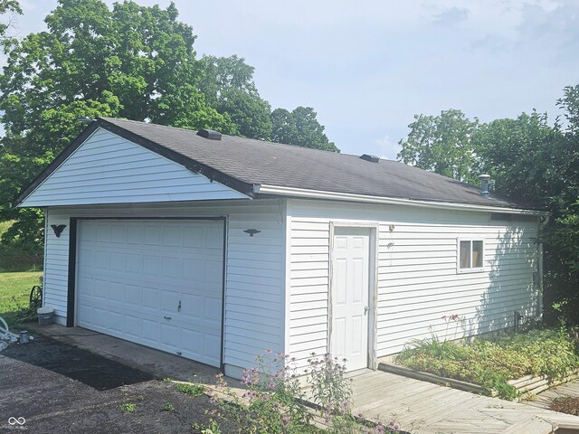 7422 S 575 W, Morgantown, IN 46160 - view of detached garage