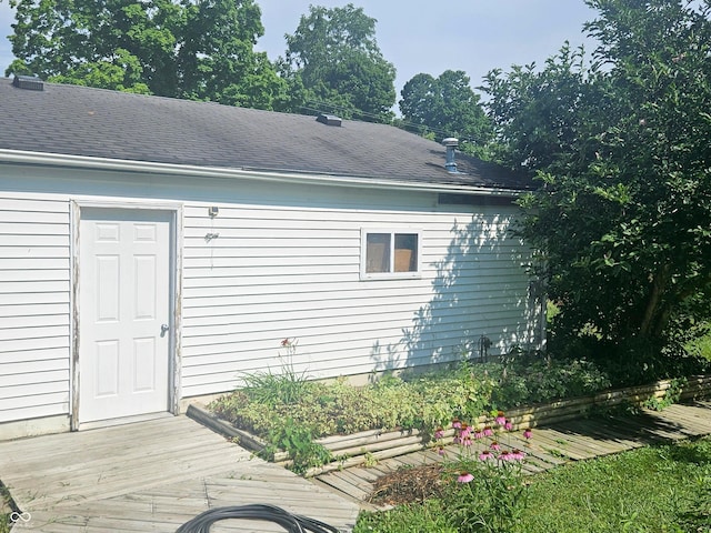 7422 S 575 W, Morgantown, IN 46160 - view of home's exterior featuring a shingled roof
