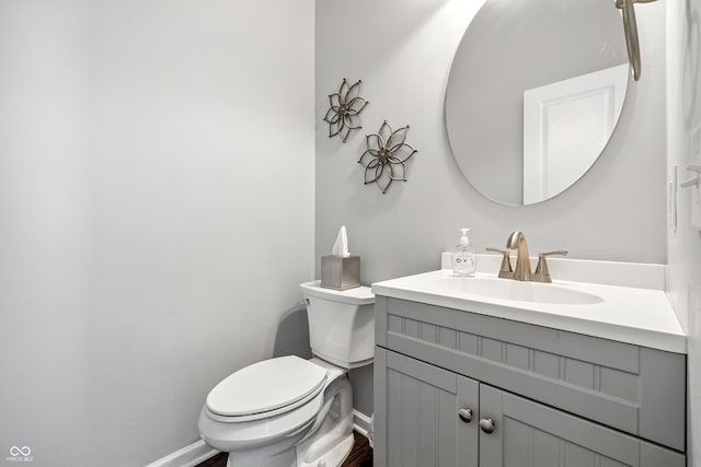 5875 Stroup Dr, Noblesville, IN 46062 - half bath with toilet and vanity