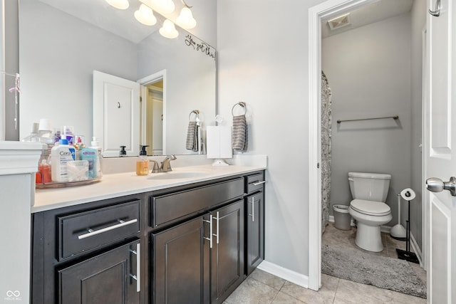 5875 Stroup Dr, Noblesville, IN 46062 - full bath featuring vanity and tile patterned floors