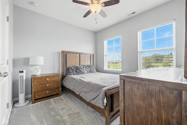 5875 Stroup Dr, Noblesville, IN 46062 - bedroom featuring ceiling fan and light colored carpet