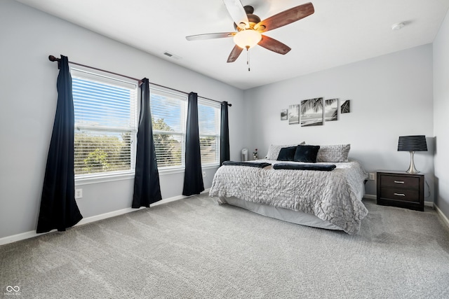 5875 Stroup Dr, Noblesville, IN 46062 - bedroom with carpet flooring and ceiling fan