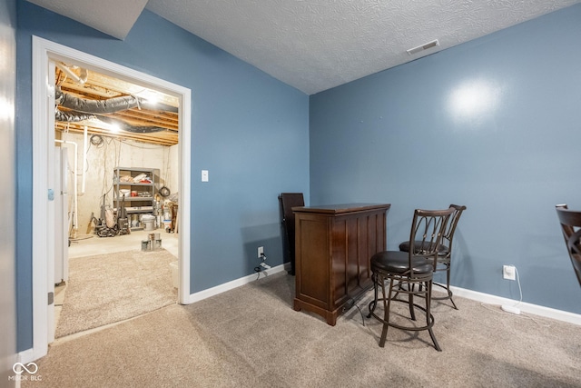 268 Larimar Dr, Whiteland, IN 46184 - carpeted office with baseboards and a textured ceiling