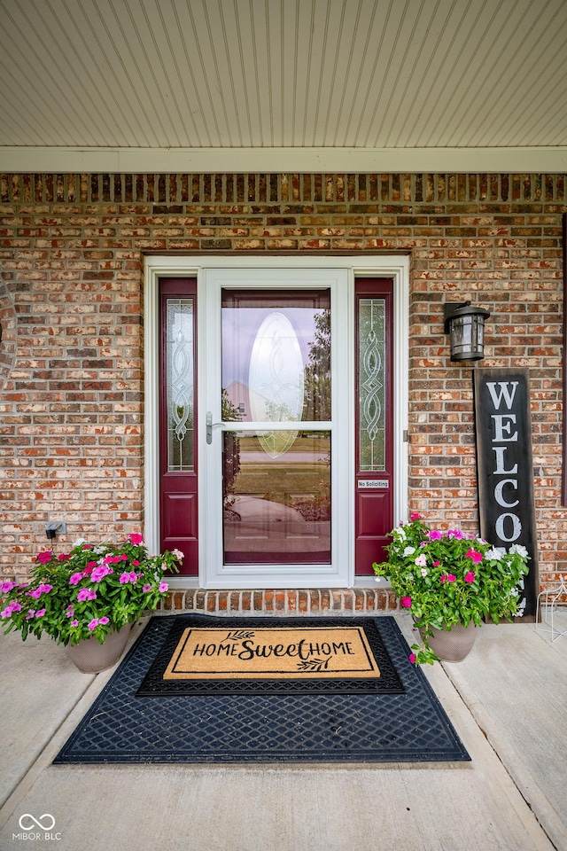 268 Larimar Dr, Whiteland, IN 46184 - entrance to property with brick siding and a porch
