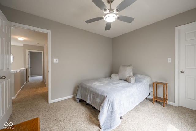 268 Larimar Dr, Whiteland, IN 46184 - carpeted bedroom featuring baseboards and a ceiling fan