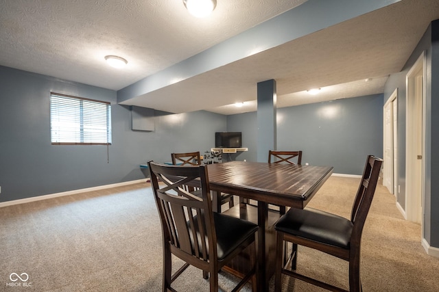 268 Larimar Dr, Whiteland, IN 46184 - carpeted dining room featuring a textured ceiling