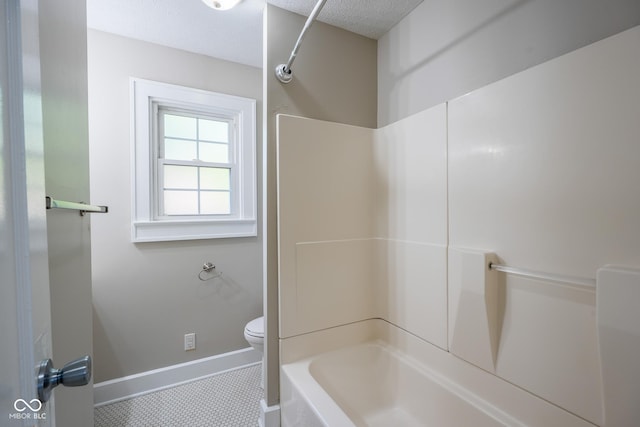 916 E 54th St, Indianapolis, IN 46220 - full bathroom with shower / washtub combination and a textured ceiling
