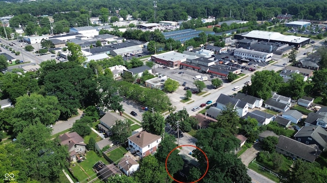 916 E 54th St, Indianapolis, IN 46220 - aerial view of property and surrounding area