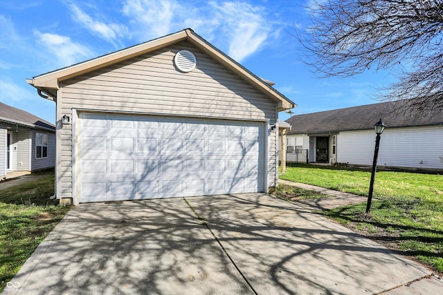 5422 Bluff View Dr, Indianapolis, IN 46217 - view of garage