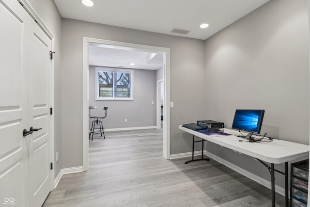 12068 Bayhill Dr, Carmel, IN 46033 - office space with light wood finished floors and recessed lighting