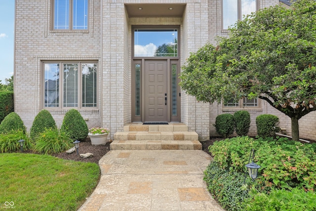 12068 Bayhill Dr, Carmel, IN 46033 - entrance to property featuring brick siding