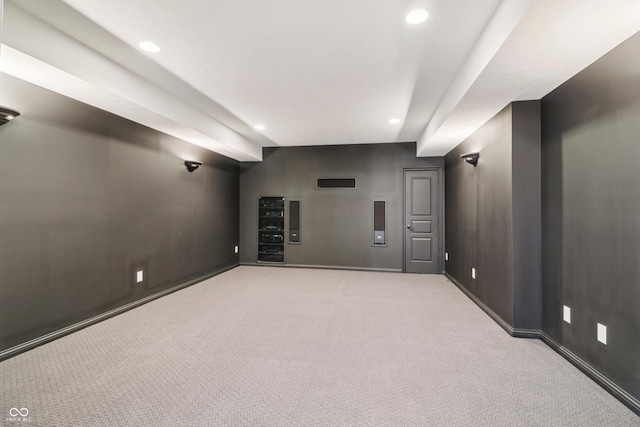 12068 Bayhill Dr, Carmel, IN 46033 - below grade area with carpet floors and recessed lighting