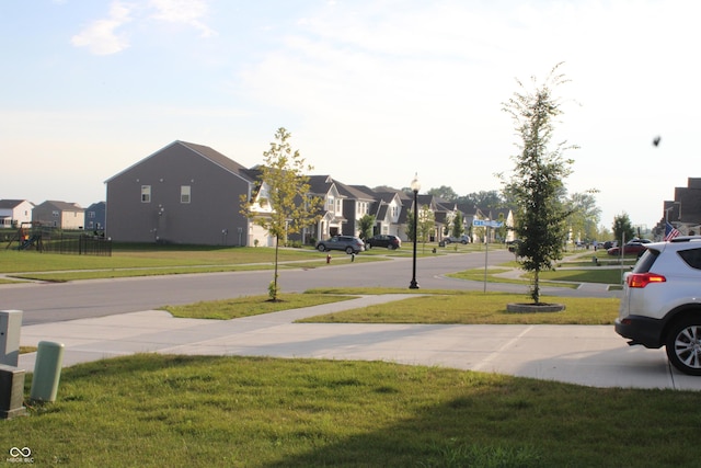 9118 Larson Dr, Pendleton, IN 46064 - view of street featuring a residential view, sidewalks, and street lights